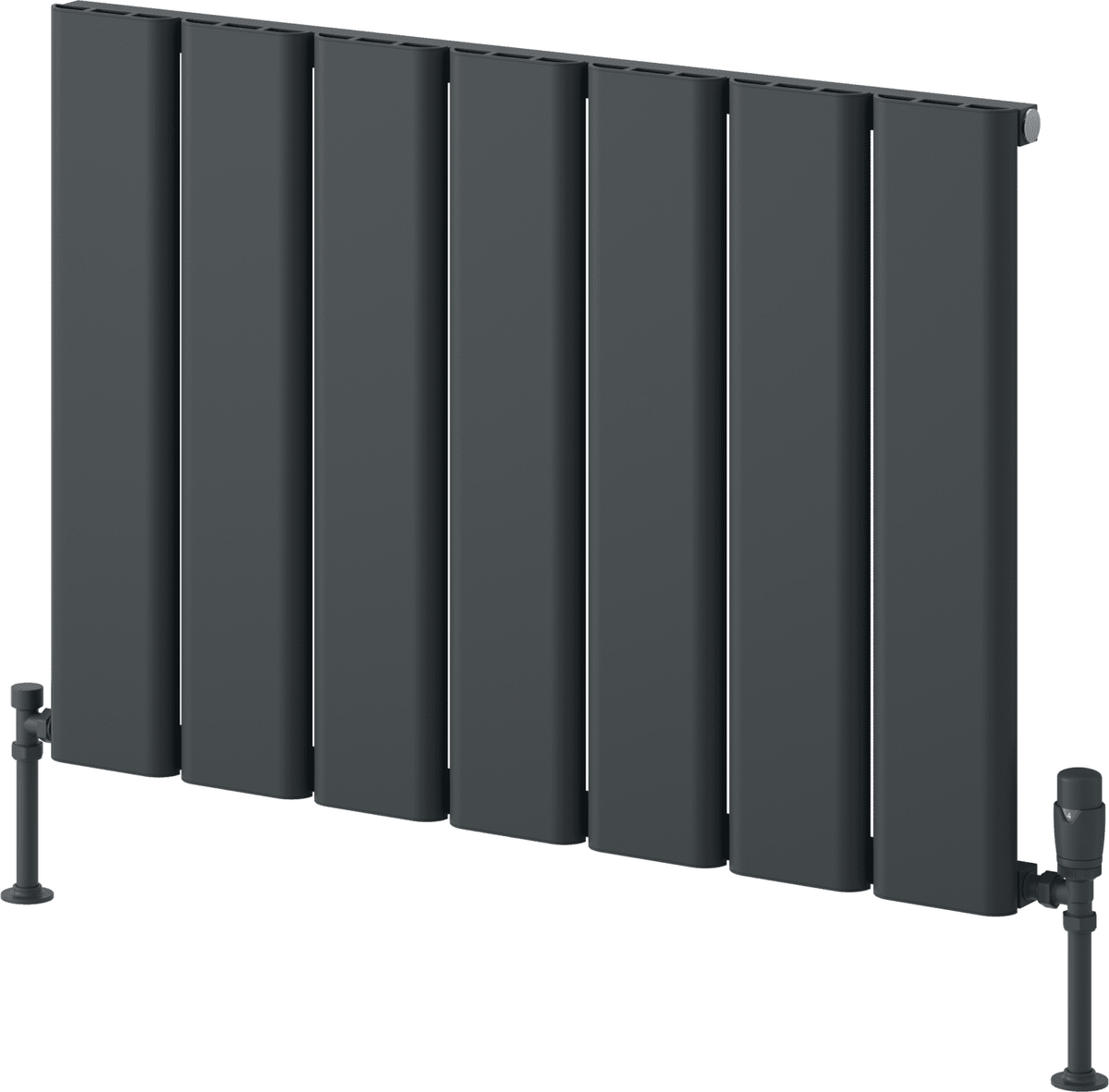 Reina Caldaro A-CDR060087A Anthracite Horizontal Radiator 870mm x 600mm