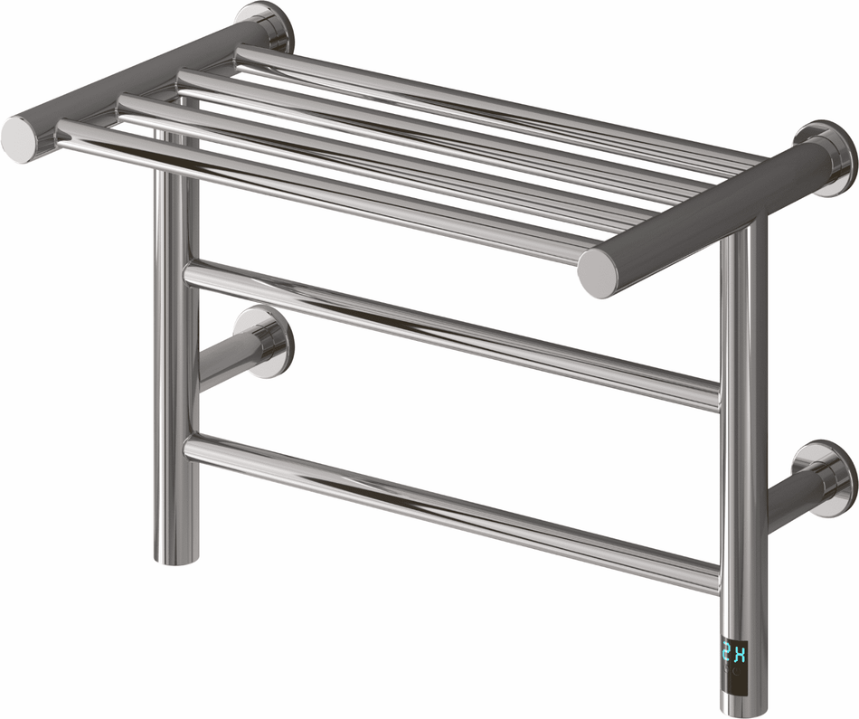 Reina Maira DE-MAR0355C Dry Electric Chrome Towel Rail 350mm x 500mm