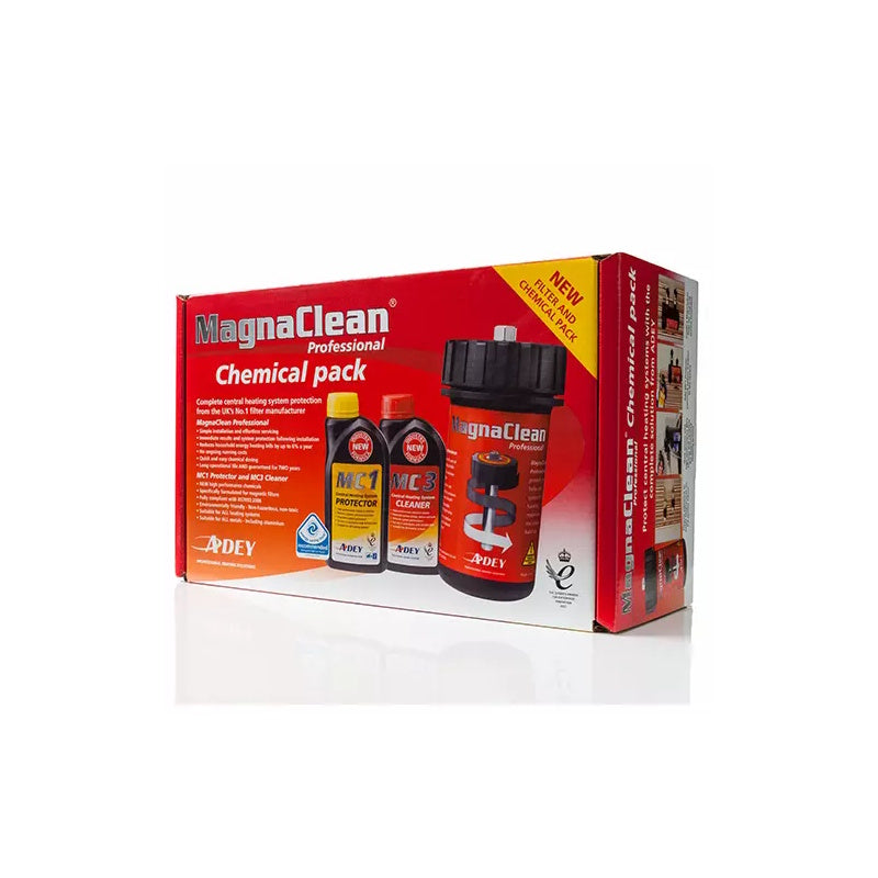 ADEY MagnaClean Professional 1 Chemical Pack 22mm – Filter + MC1+ Protector + MC3+ Cleaner
