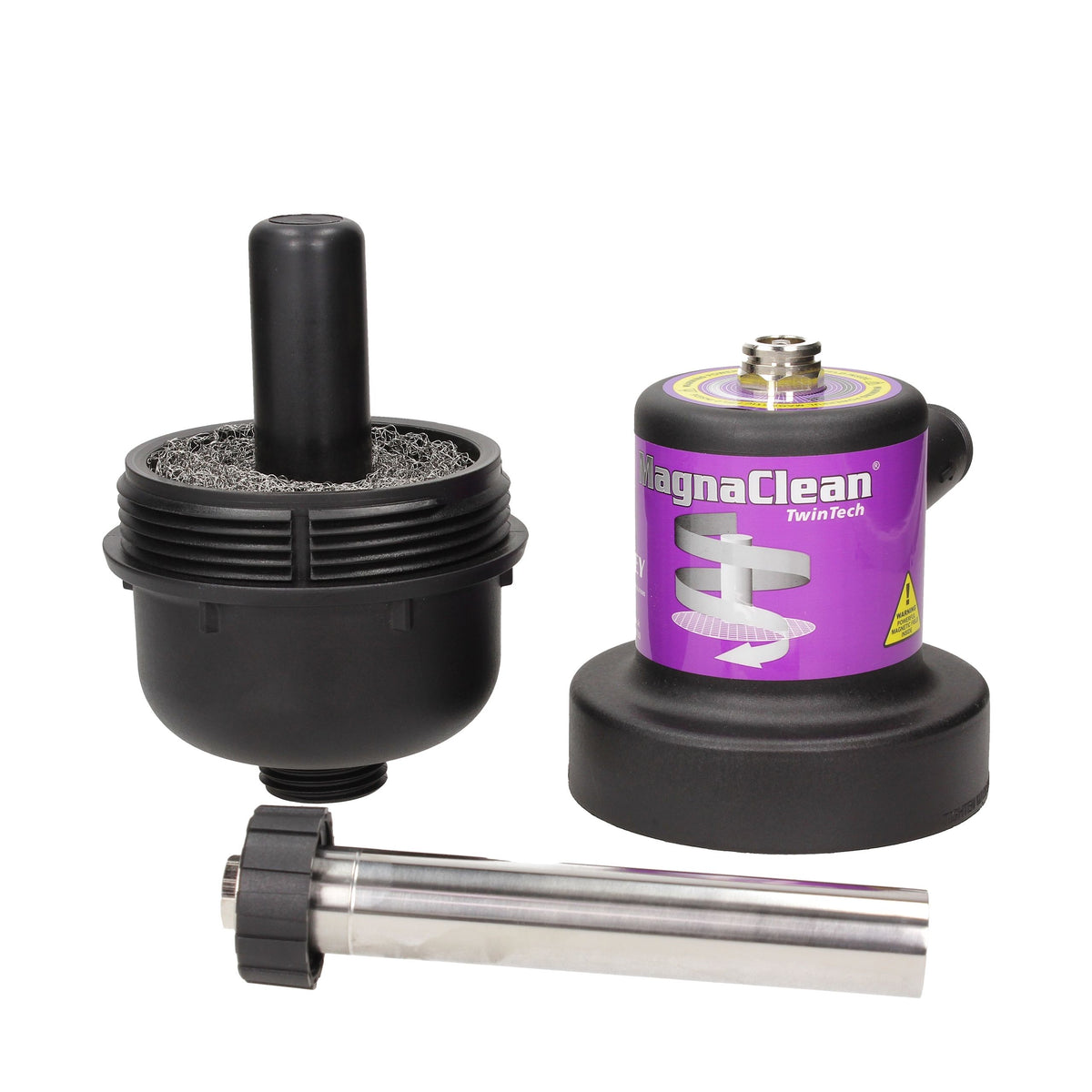 Image of ADEY MagnaClean TwinTech 22mm dual-action filter for central heating systems.