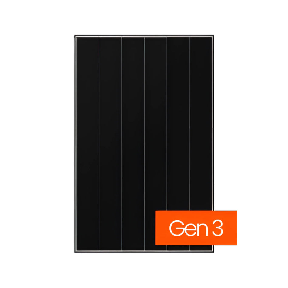 Aiko Neostar 3P 485W N-Type ABC, 54 Cell, Single Glass Black Frame, Gen 3