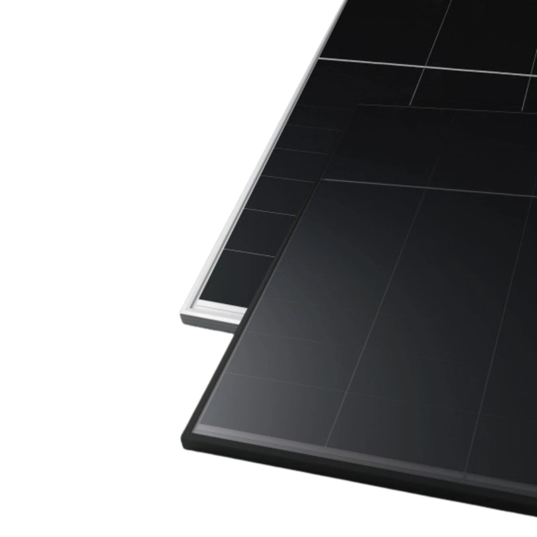 Aiko Stellar 1N+ 645W N-Type ABC, 72 Cell, Silver Frame, Dual Glass, Short Solar Panel Cable, 01C Connector