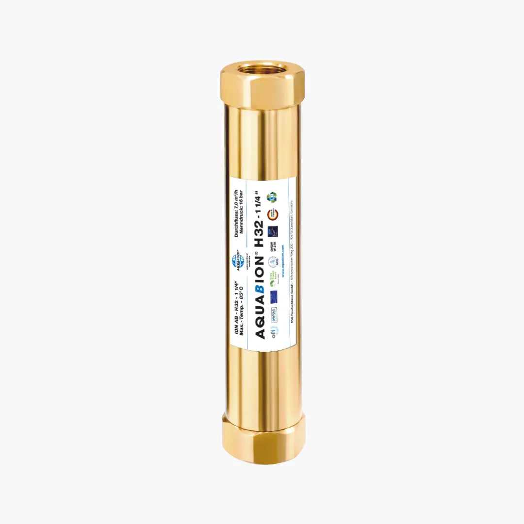 Aquabion H32 1 1/4 Inch Galvanic Water Conditioner Salt Free Limescale Reducer DN32