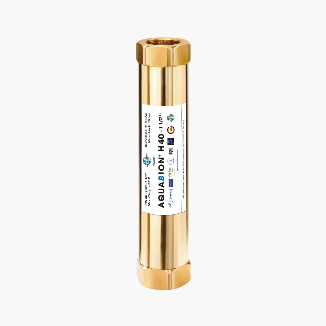 Aquabion H40 1 1/2 Inch Galvanic Water Conditioner Salt Free Limescale Reducer DN40