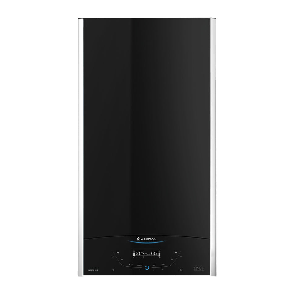 Ariston Alteas ONE+ NET Condensing Combi Gas Boiler with Cube RF Room Sensor and Horizontal Flue Kit
