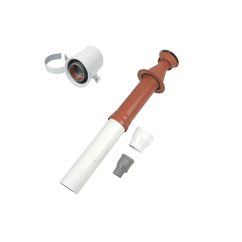 Ariston Domestic Vertical Flue Terminal with Starter Kit (125mm terminal): 3318079 Starter + 3318081