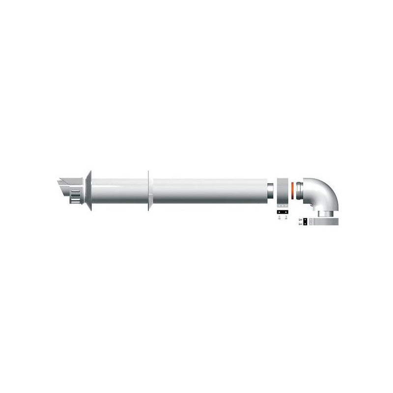 Ariston Horizontal Coaxial Kit + Vertical Starter 60/100mm 3318074 HE Boiler Flue Bundle