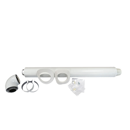 Ariston Horizontal Flue Kit 60/100 SE 3319648 — Next Evo X Standard Coaxial Through-Wall Flue Stainless Steel 800mm