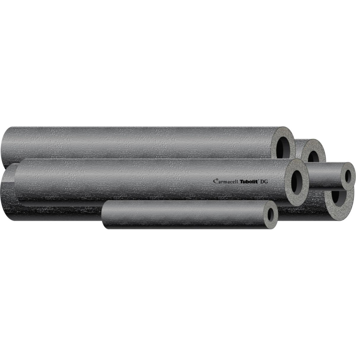 Armacell Tubolit DG Grey Polyethylene Pipe Insulation – 15mm, 22mm & 28mm – 9mm & 13mm Wall – 1m Lengths