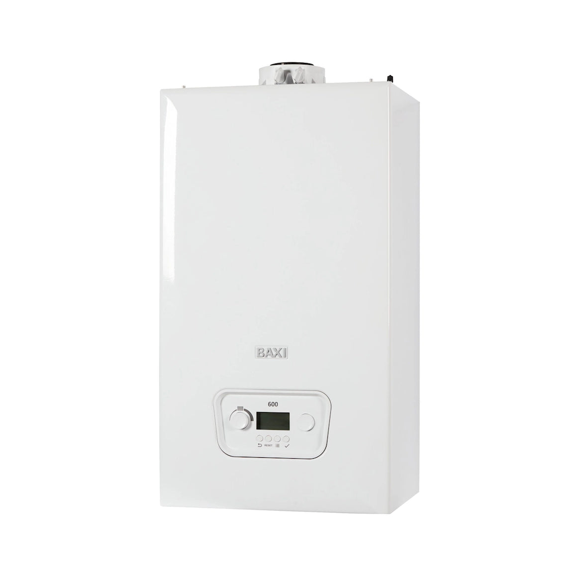 White Baxi water heater on a white background