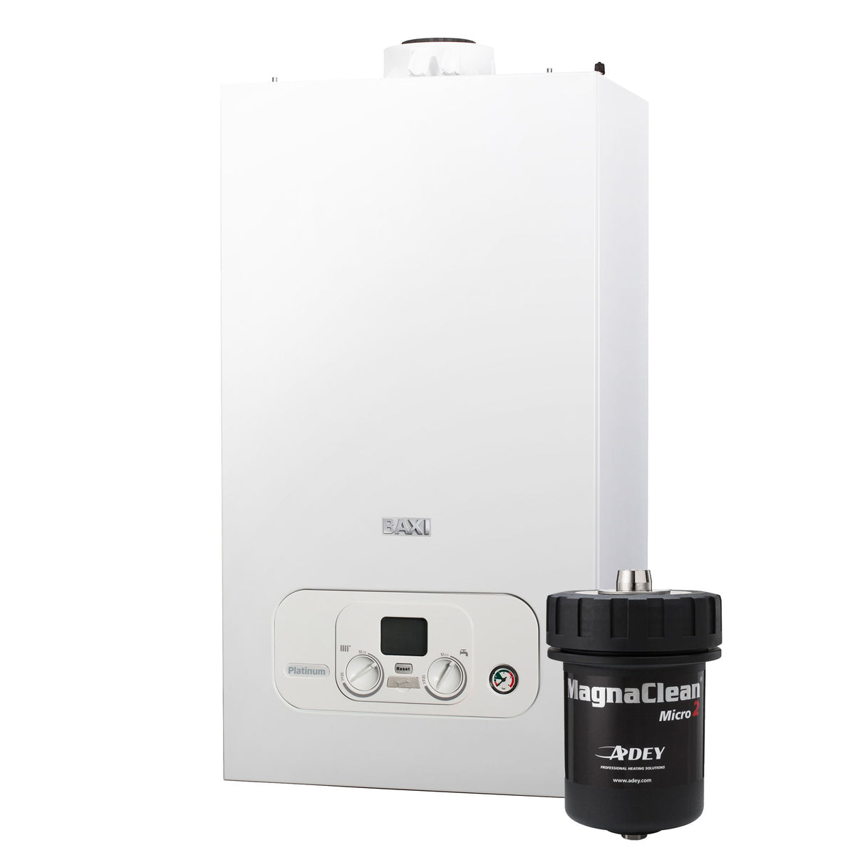 Baxi Platinum Compact 30 Combi Boiler with MagnaClean Micro2 Filter