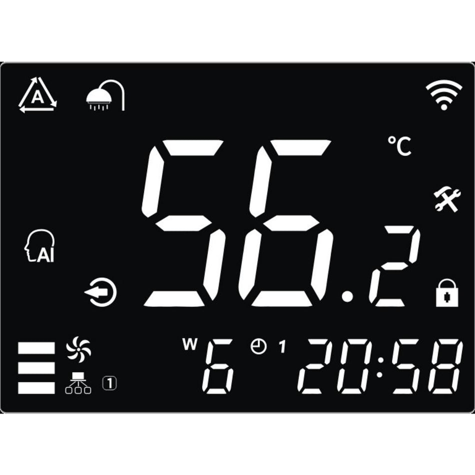 Becker and Wolf Wall Mounted Horizontal 100L Heat Pump Water Heater - A+ Rated