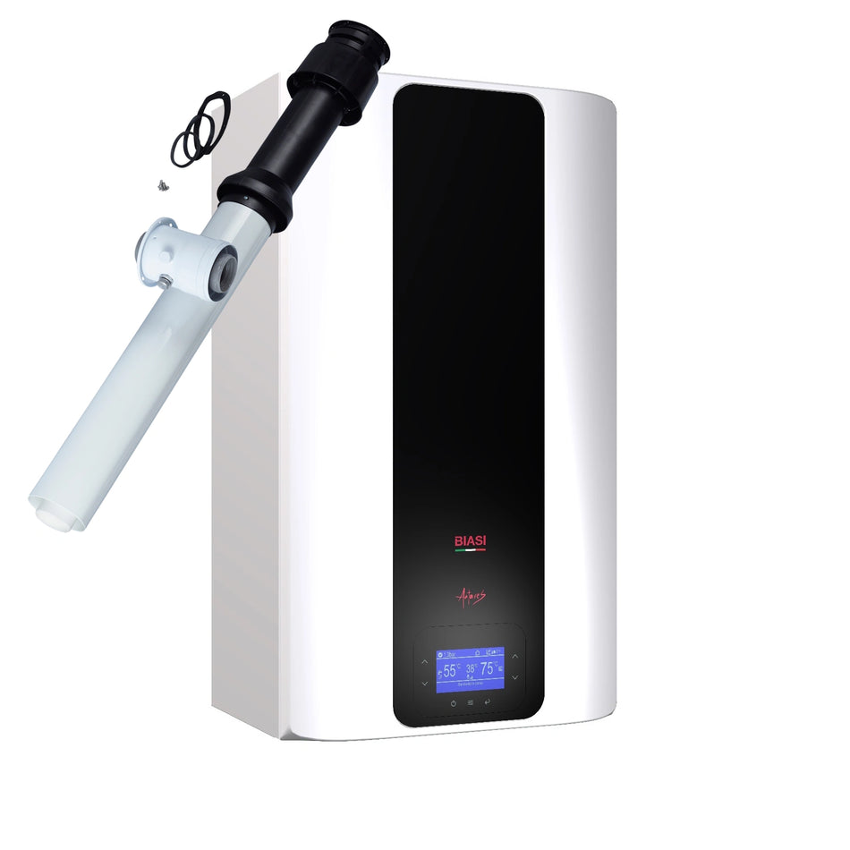 Biasi Antares 25C High Efficiency Condensing Combi Boiler 25kW with Vertical Flue Kit