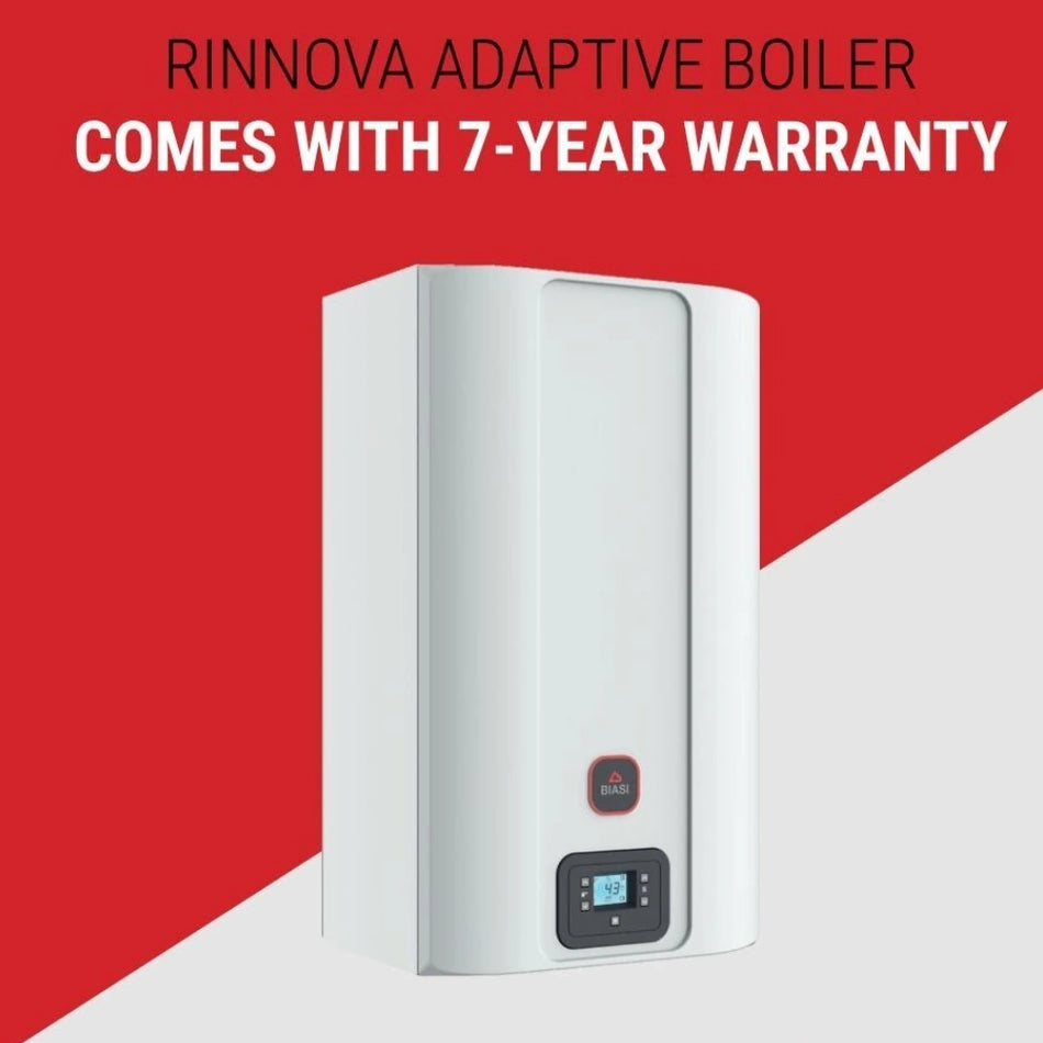 Biasi RinNova Adaptive 30S Condensing System Boiler 30kW with Horizontal Flue Kit