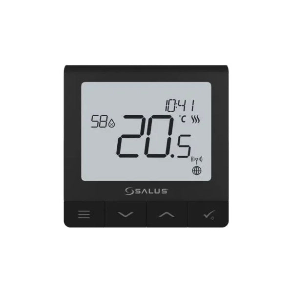 Salus Quantum RF Thermostat - SQ610RF Black