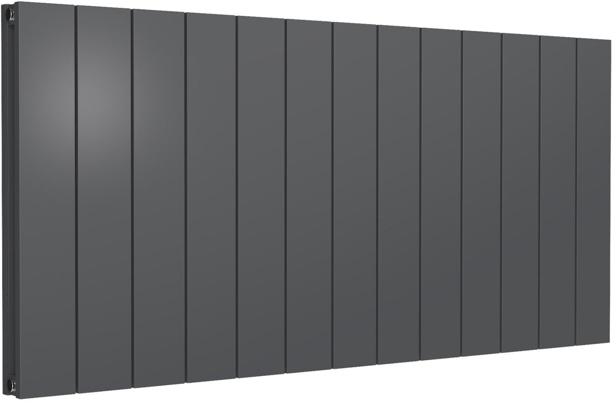 Reina Casina A-CSN060123AS Single Anthracite Textured Horizontal Radiator 1230mm x 600mm