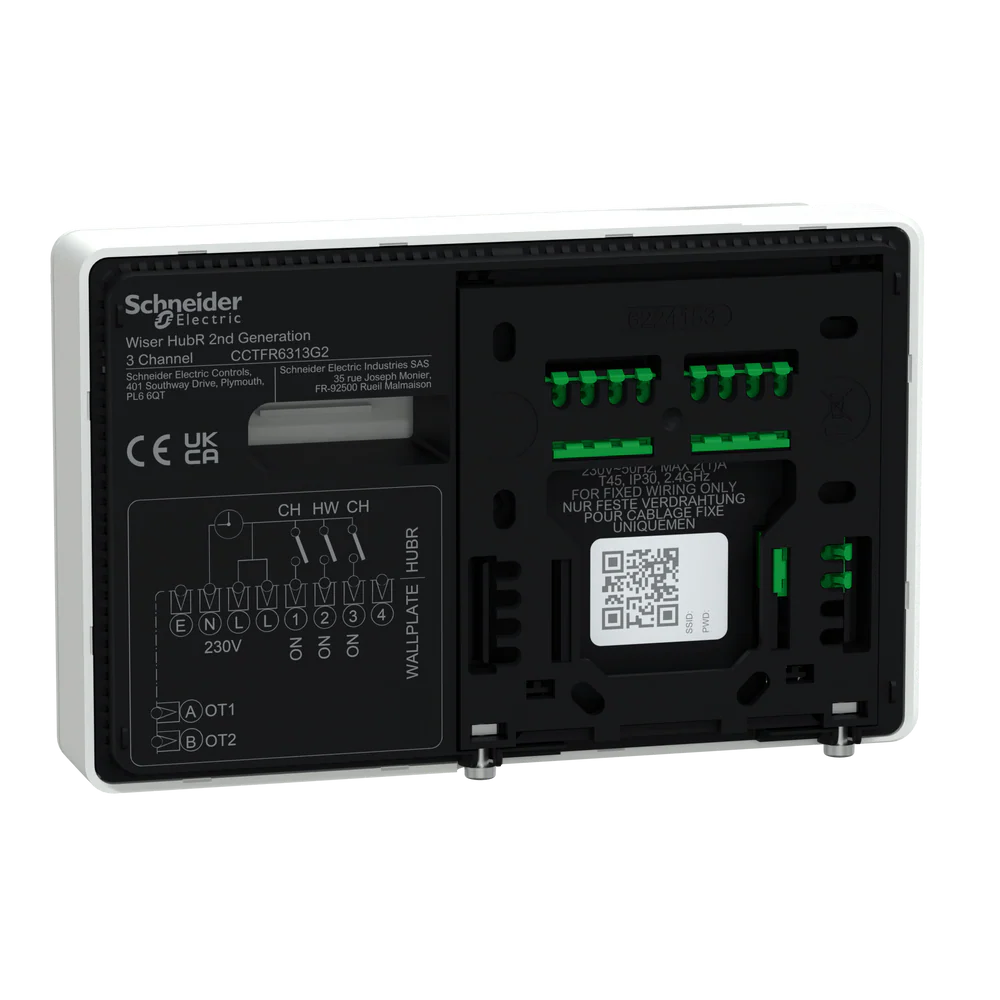 Drayton Wiser 3-Channel 2nd Generation HubR CCTFR6313G2D | Dual Heating Zone + Hot Water | Conventional Boiler | Smart Heating Control