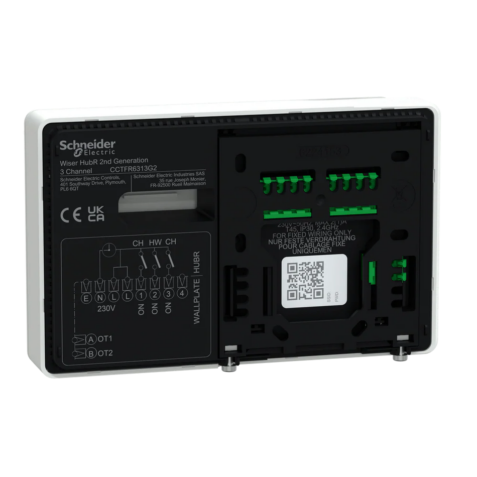 Drayton Wiser 3-Channel 2nd Generation HubR CCTFR6313G2D | Dual Heating Zone + Hot Water | Conventional Boiler | Smart Heating Control