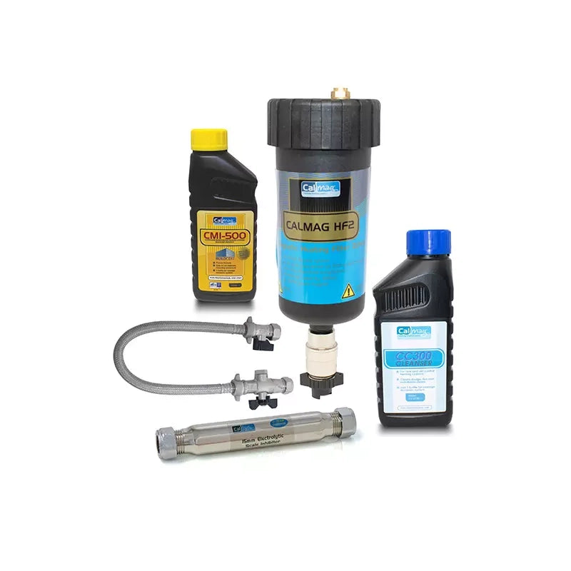 Calmag Part L Compliant Heating Pack | 22mm Filter, Inhibitor, Cleanser, Filling Loop & Scale Inhibitor