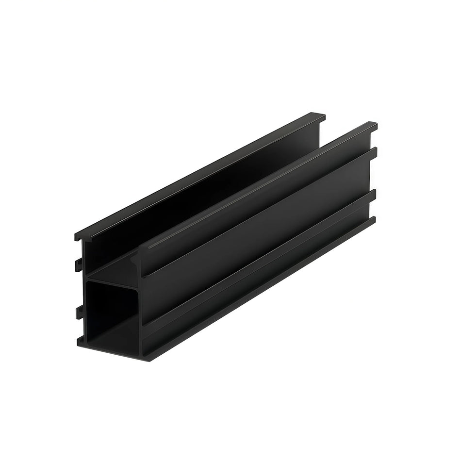 Clenergy PV-ezRack Pro Rail 3600mm Black - SolarRoof Pro Pitched Roof Mounting Rail - ER-R-PRO-3600-BLK