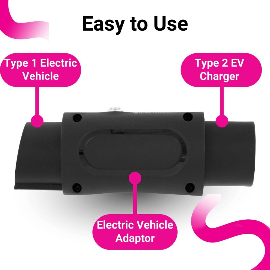 Cord Type 2 to Type 1 Adapter