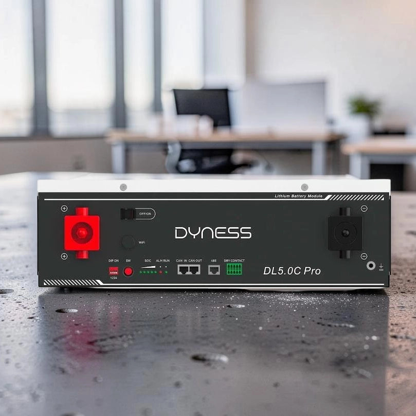 Dyness 5.12kWh LiFePO4 Battery Module DL5.0C-PRO 51.2V 100Ah WiFi  | Wall Mount Solar Storage, Solis, SMA, Victron, Inverters Compatible
