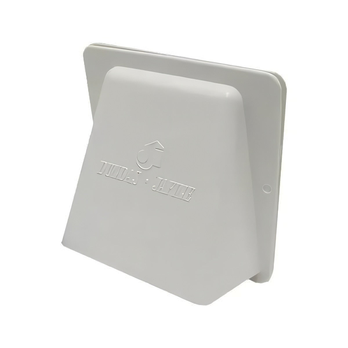 Domus EasiPipe Cowled Wall Outlet 100mm Round White 4902W