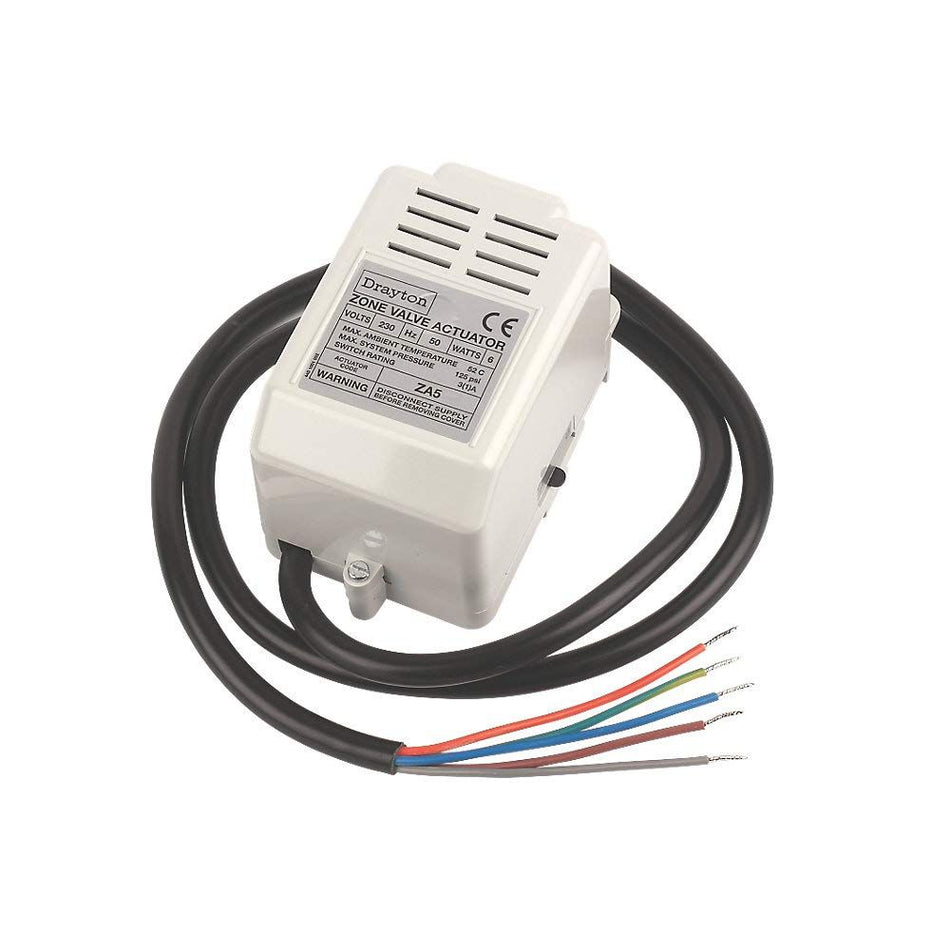 Drayton ZA5 5-Wire 230V Zone Valve Actuator | 27650 | SPST Switch