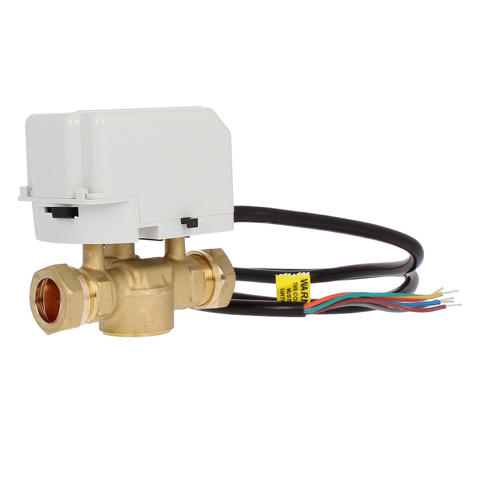 Drayton 22mm Motorised 2 Port Zone Valve & Snap-On Actuator