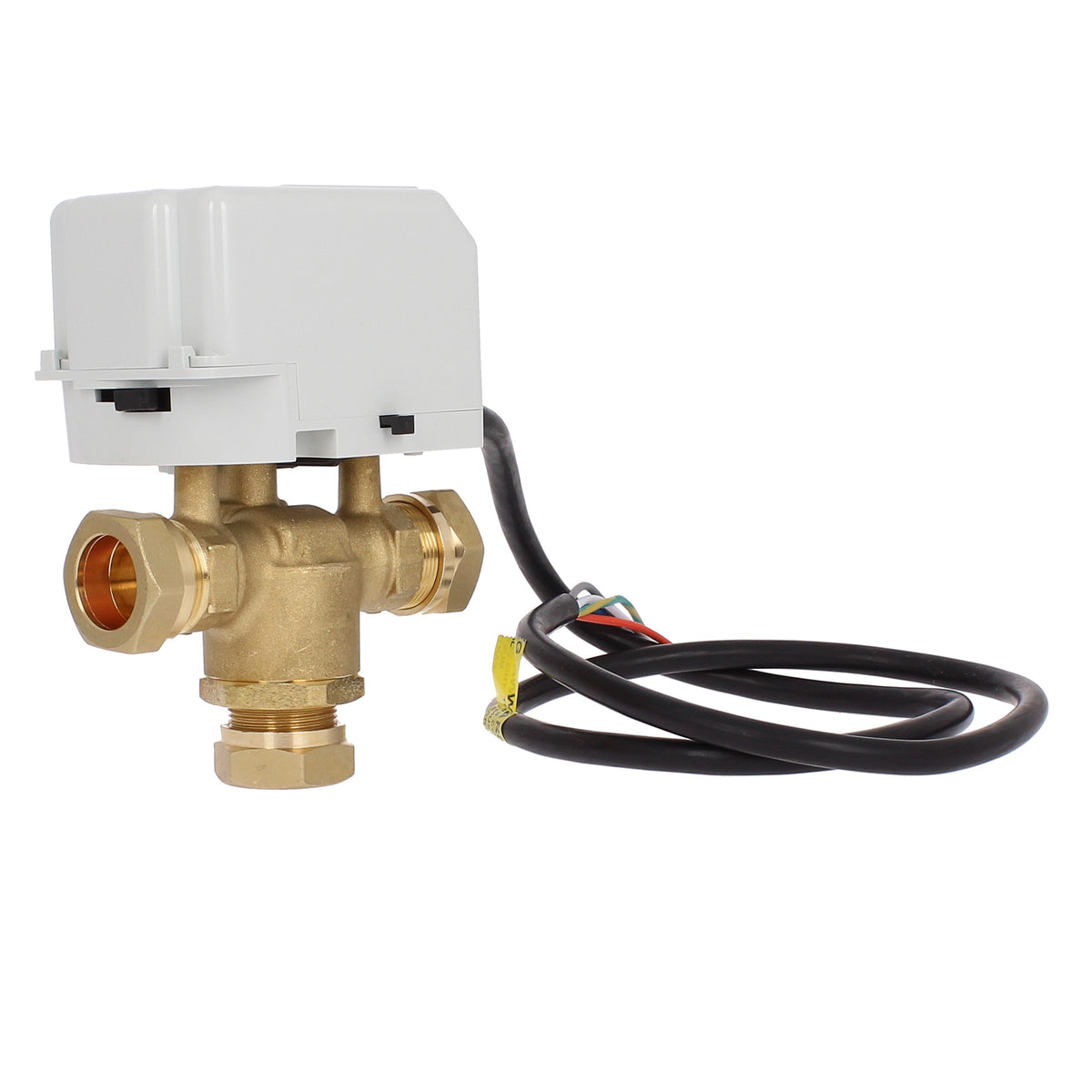 Drayton 22mm Motorised 3 Port Mid Position Valve with Snap-On Actuator