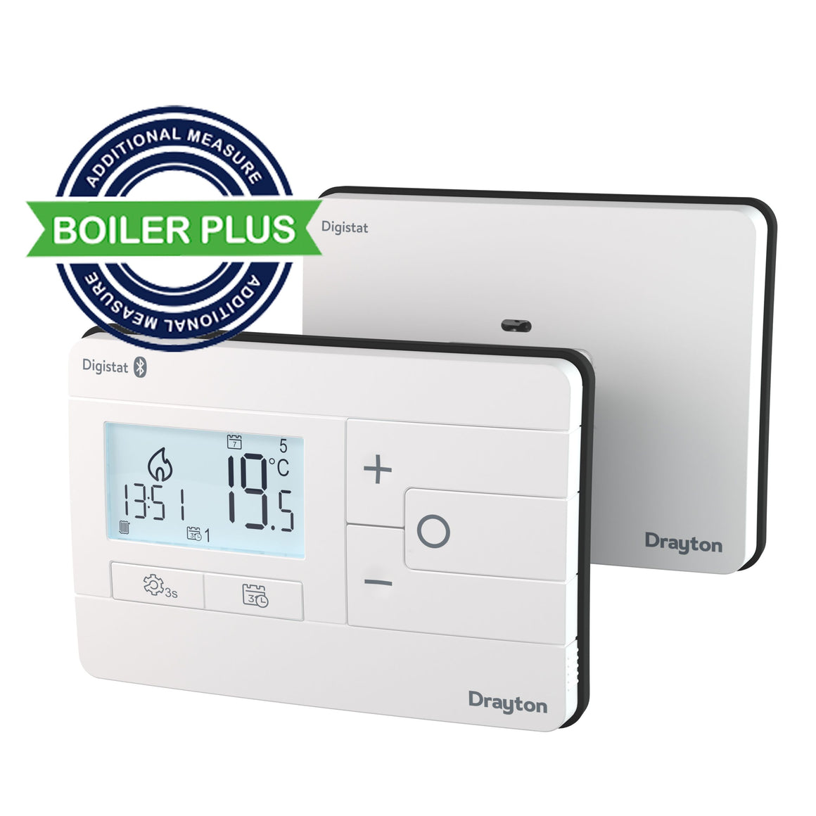 Rf Stat Programble Drayton RF901 Digistat Single Channel RF Programmable Room Thermostat ...