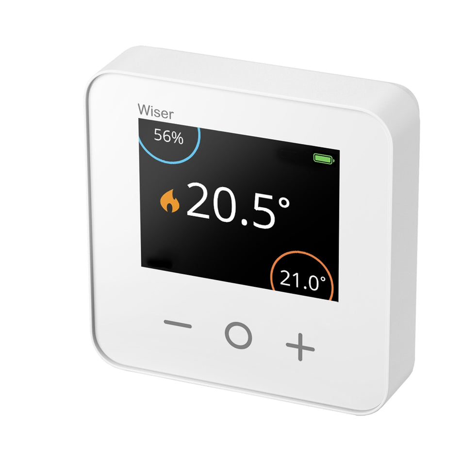 Drayton Wiser Smart Room Thermostat – Wireless Additional Zone Thermostat, White