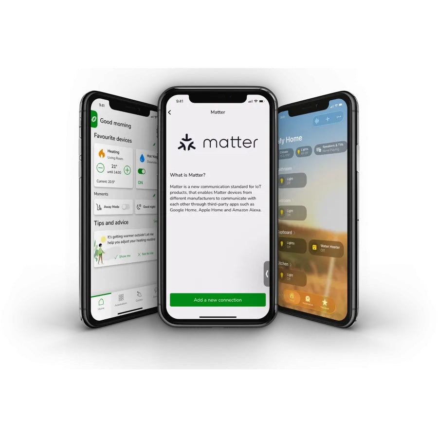 Drayton Wiser Home app on phone showing heating schedule and Insights