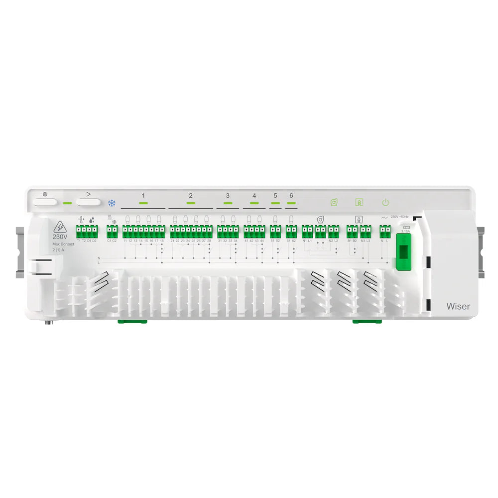 Drayton Wiser Underfloor Heating Controller | 6-Zone Hydronic UFH | Smart Control | ZigBee | 230V30V