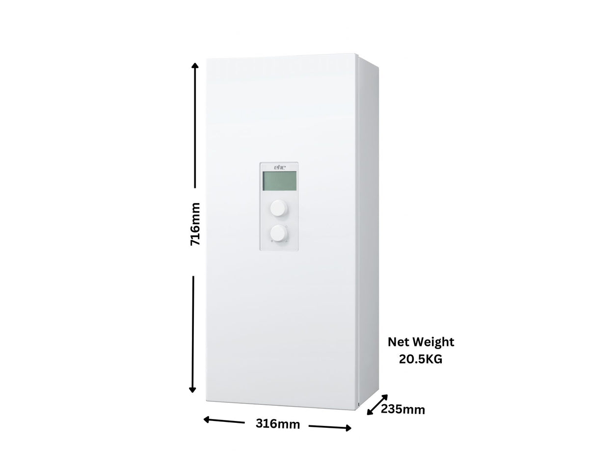 EHC 14.4kW Comet PV Electric Boiler & 120L Indirect Cylinder