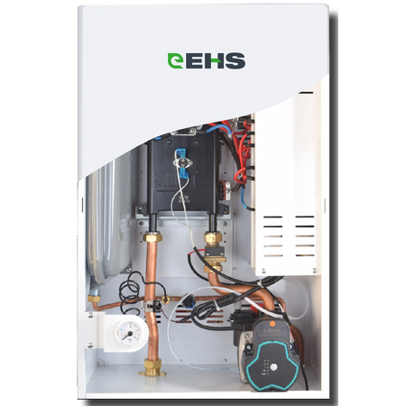 Technical diagram or blueprint with EHS branding on a white background