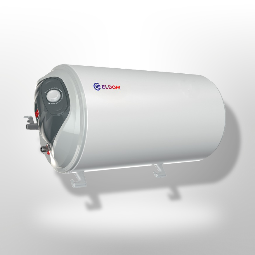 Eldom Favourite 50 Litre Horizontal Unvented Electric Water Heater Cylinder 2 kW – Energy Efficient, Durable & Compact
