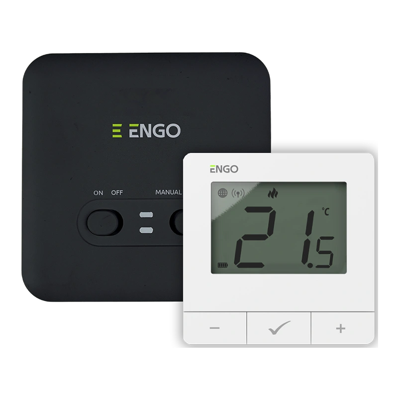 ENGO E20i-W-UK Wireless Smart Thermostat – WiFi, Alexa & App Control, No Hub Required | White