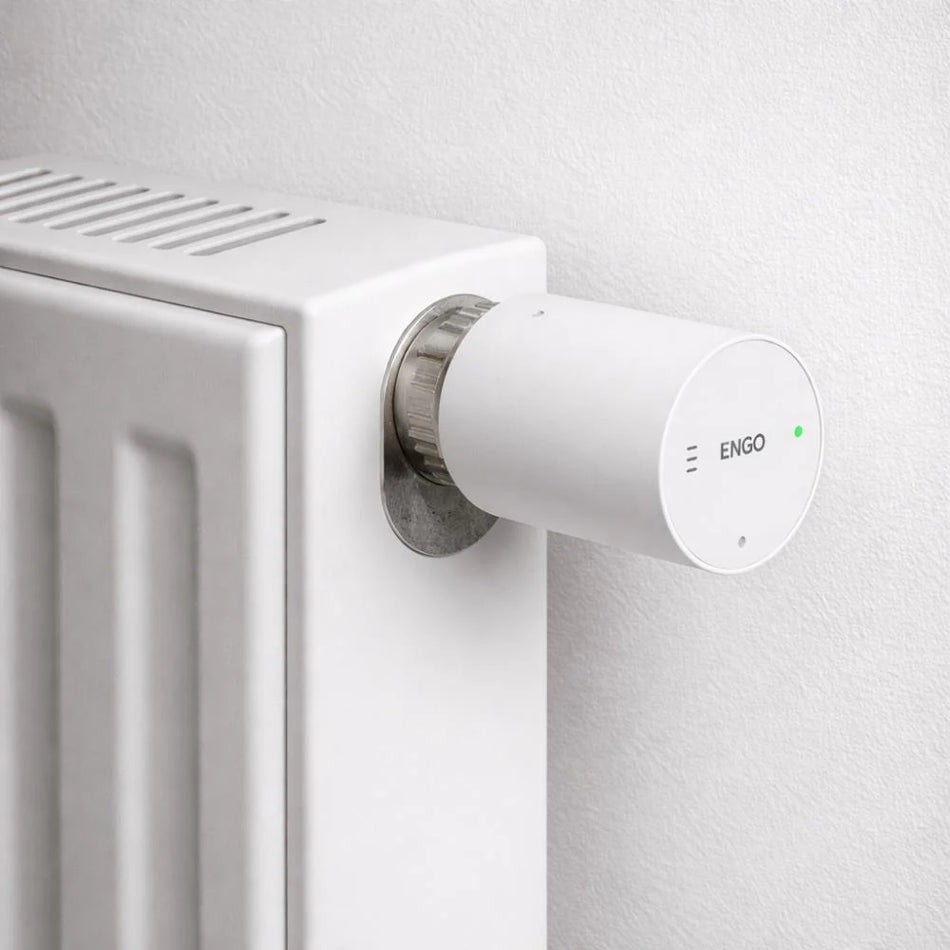 ENGO ETRV-M30+RA Wireless Smart TRV Radiator Head M30×1.5 with Danfoss RA Adapter – ZigBee & 868MHz