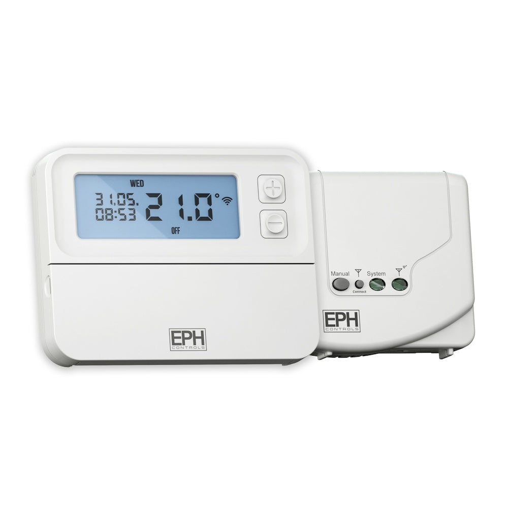 EPH CP4 CombiPack4 OpenTherm RF Wireless Programmable Thermostat Pack — Boiler Plus Compliant — RFRP-OT RF1A-OT