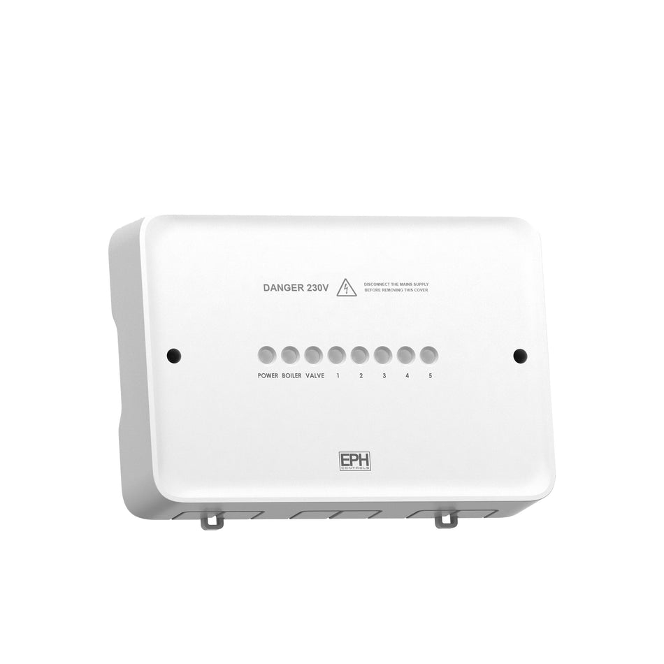 EPH Controls 5 Zone 230V UFH Wiring Centre | UFH5 | DIN Rail
