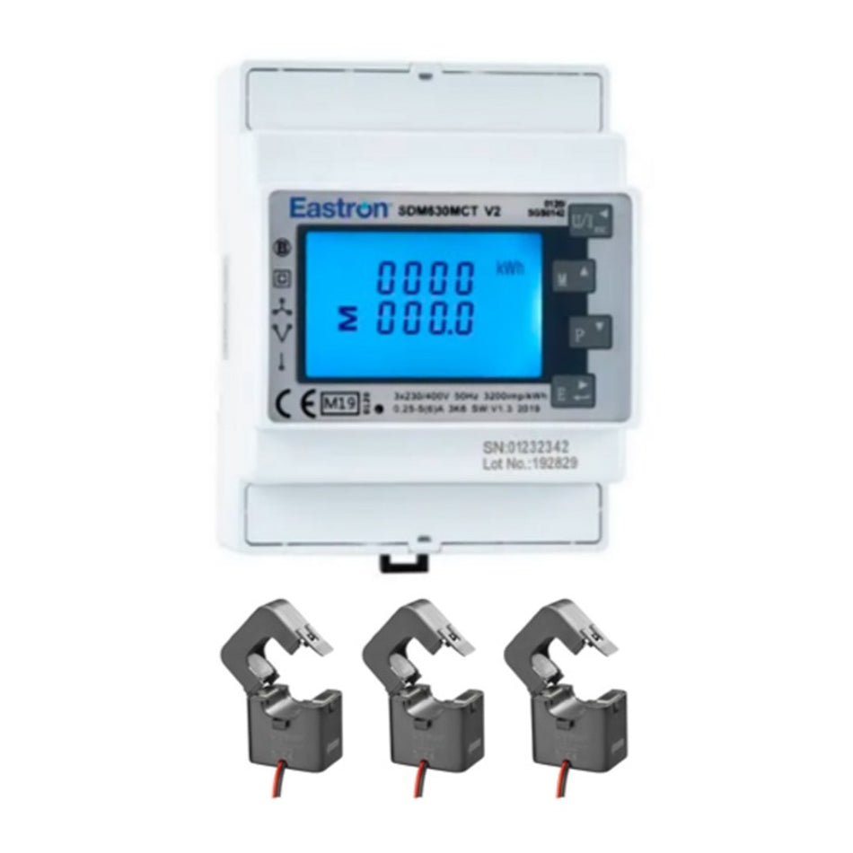 Eastron Meter 3PH V2 for Solis with 3 x 300A CTs