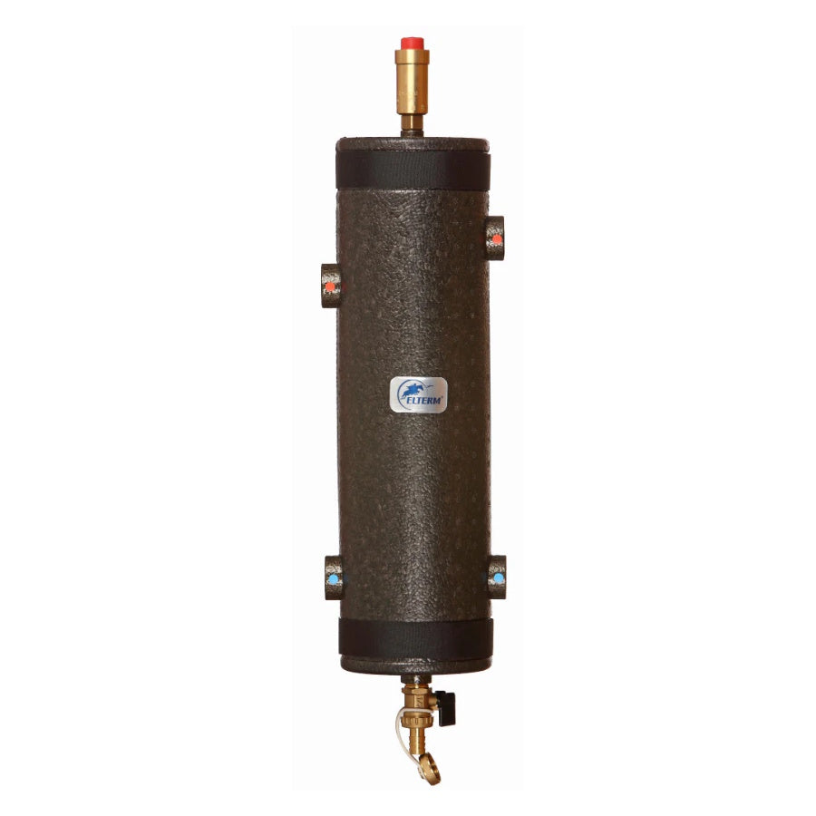 Elterm Low Loss Header 1" 40kW Insulated Hydraulic Separator