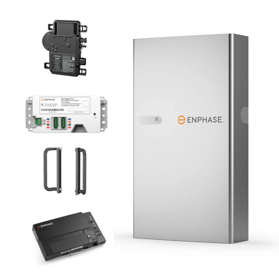 Enphase IQ Battery and 10 x IQ7PLUS Microinverter Bundle