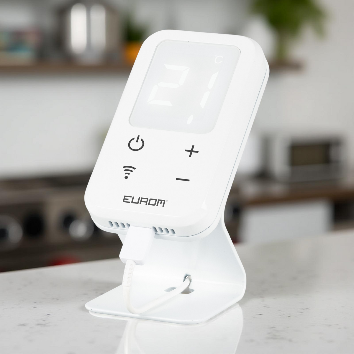 Eurom WiFi Thermostat USB-C – Intelligent Smart Thermostat for Multiple Eurom Heaters