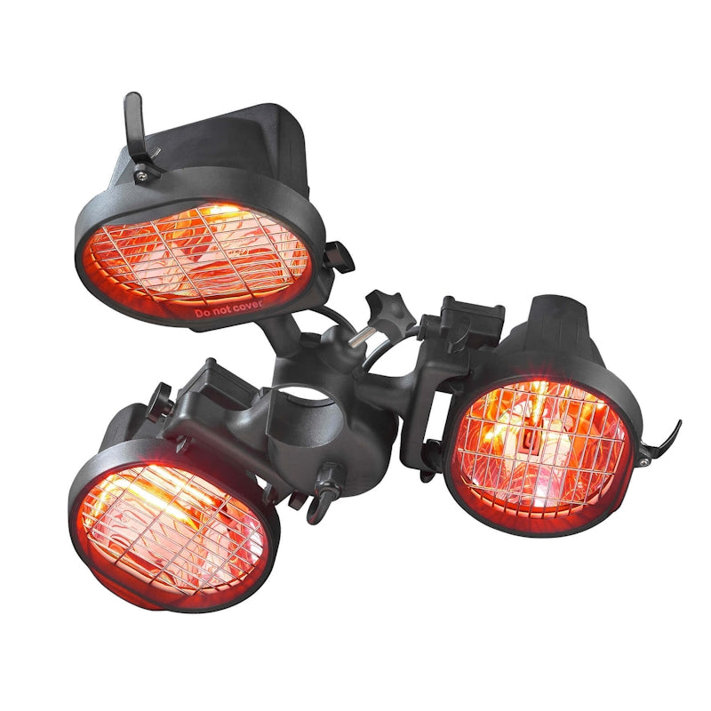 Eurom 1.5kW Halogen Infrared Patio Heater for Parasols and Gazebo