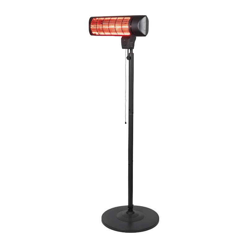 Eurom Q-Time Golden 1800S Patio Heater with Stand