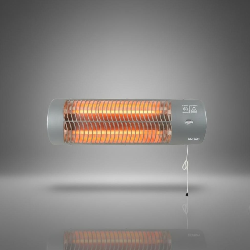 Eurom Infrared Heater Bathroom 1200W Wall-Mounted