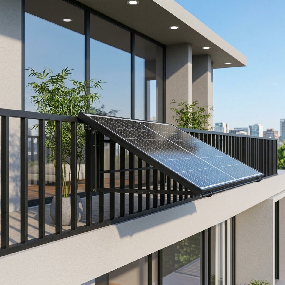 Fastensol Plug-In Solar Balcony Mounting Kit 2.0 | 15-45° Tilt