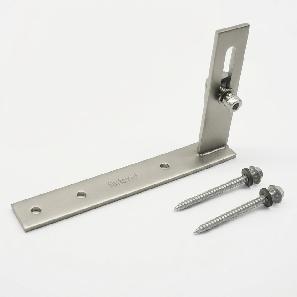Fastensol Roof Hook for Slate (Landscape) TH04A — Stainless Steel Solar Mounting Hook